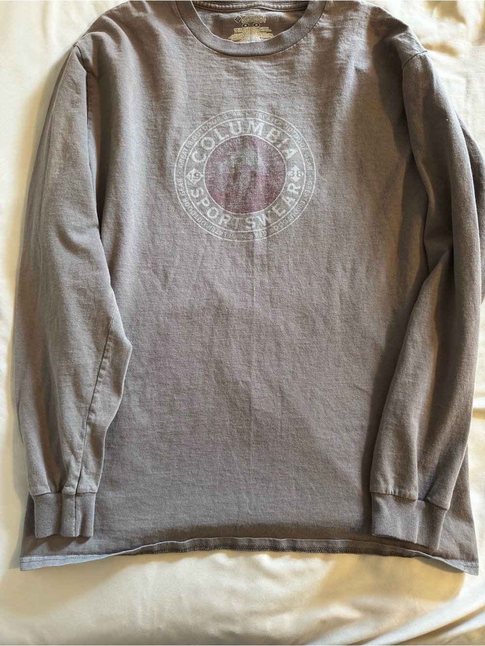 Columbia Long Sleeve Graphic Tee - Dusty Mauve
